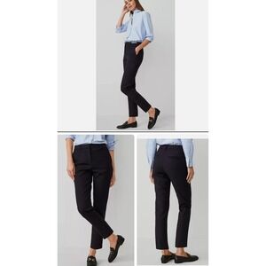 Ann Taylor Women's Eva Size 2 TALL NWT Atlantic Navy Ankle Pants  High Rise
